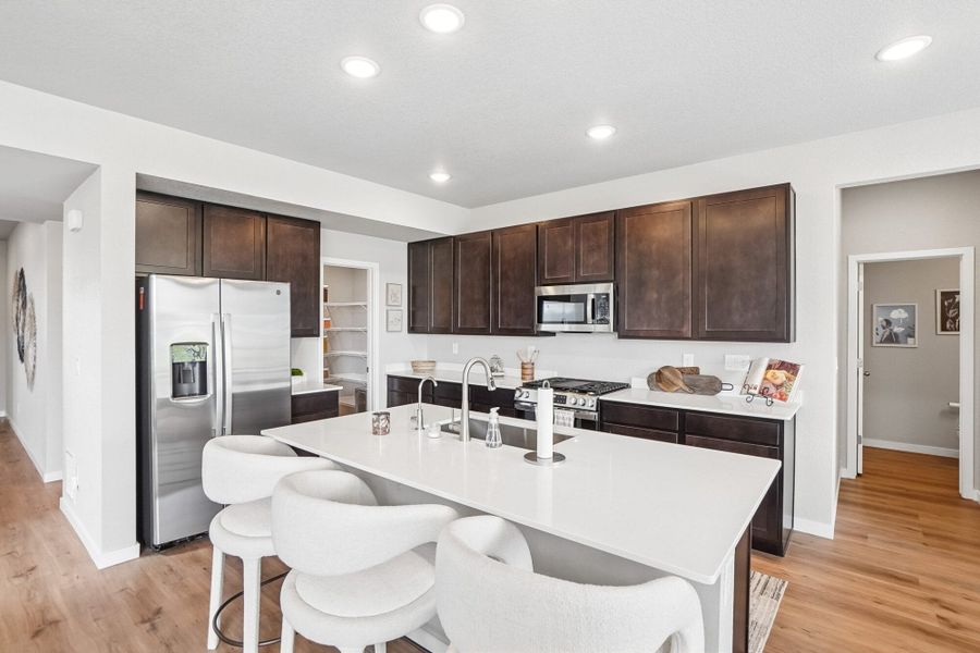 Furnished interior in a model home at Aspen Ranch in Fountain (Image 20).