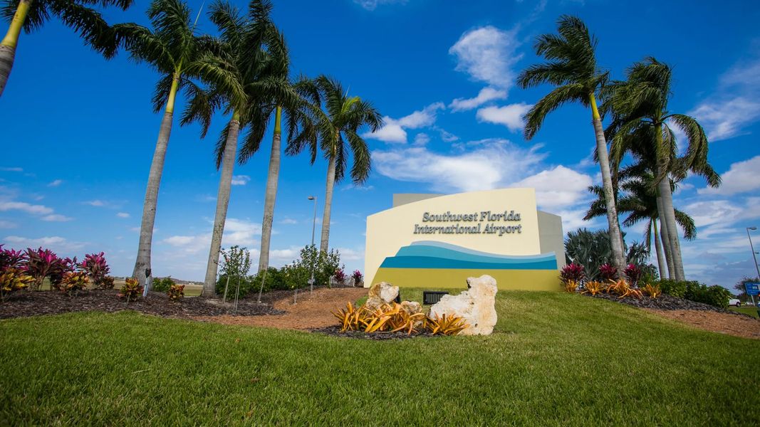 Southwest Florida International Airport sign