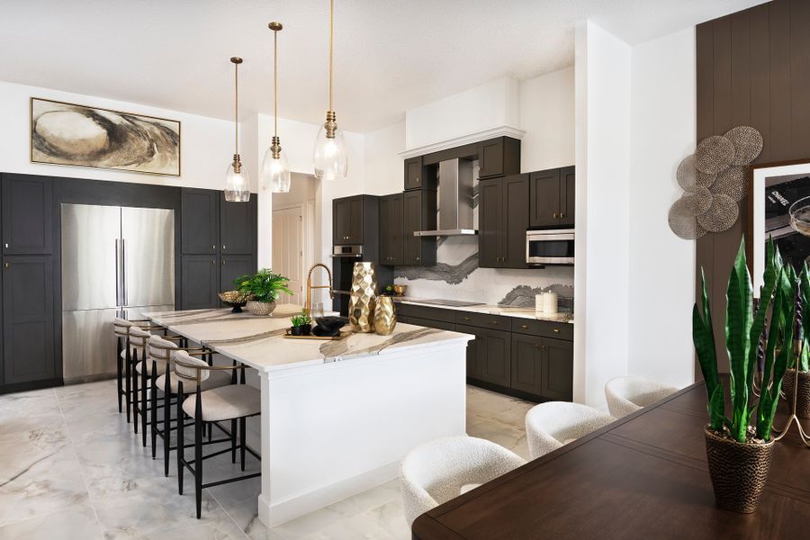 Furnished interior in a model home at Elevated at Sonoma Resort in Kissimmee (Image 7).