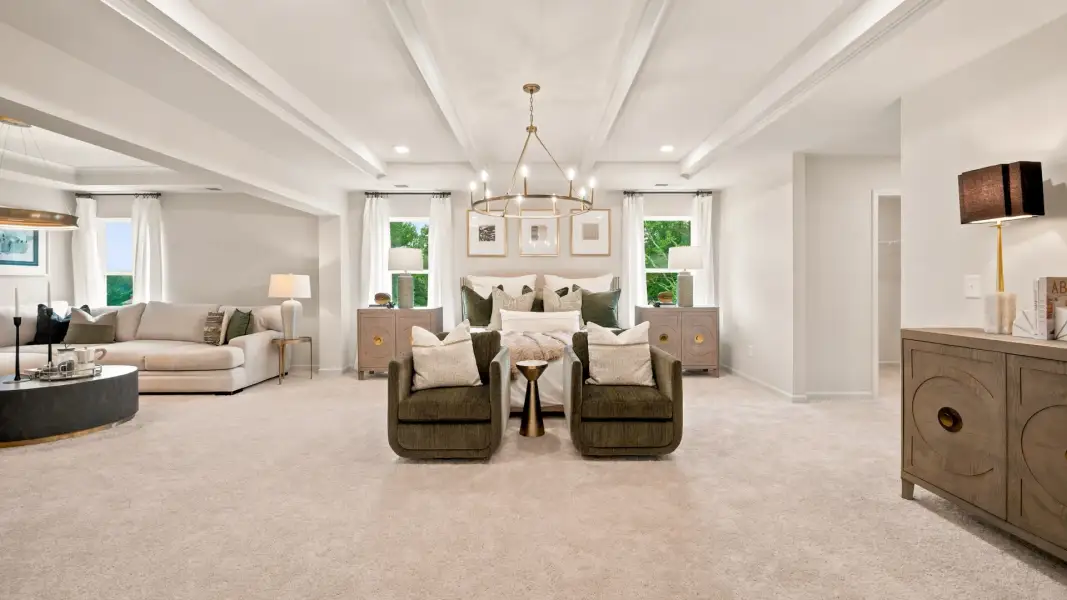 Furnished interior in a model home at Ambrosia in Stockbridge (Image 3).