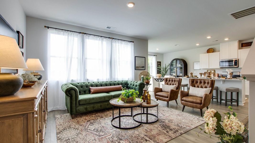 Furnished interior in a model home at River Landing in Murfreesboro (Image 16).