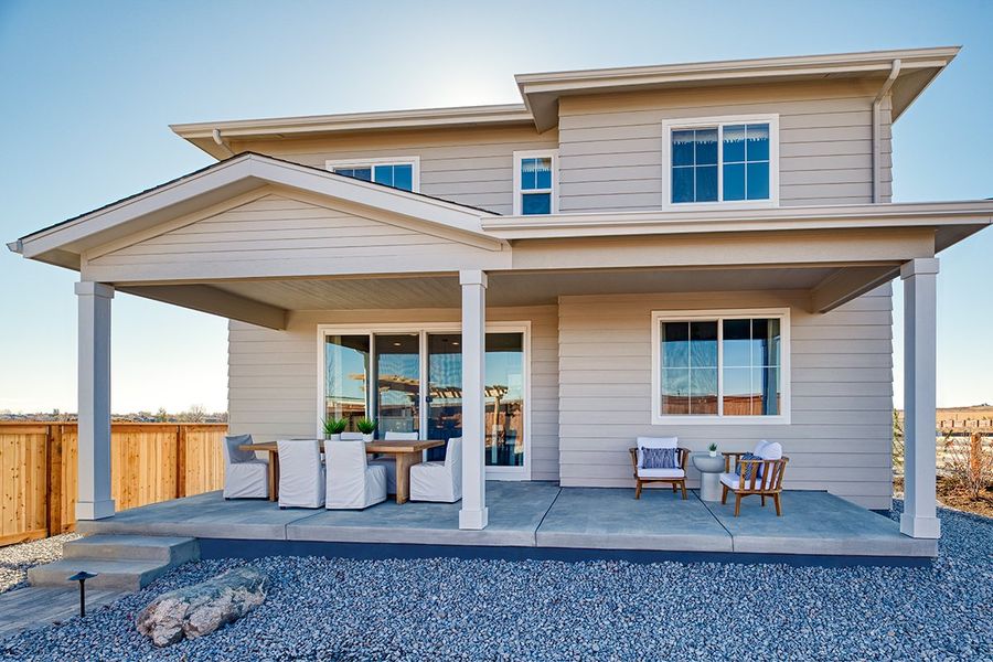 Exterior details of a home in Redstone at Sterling Ranch, Colorado Springs (Image 3).