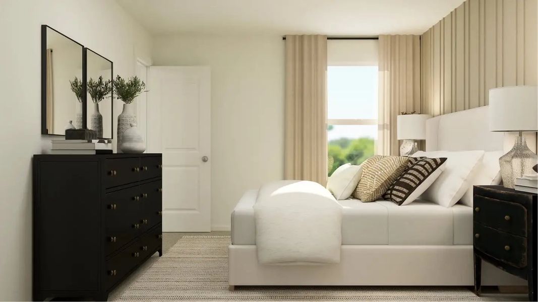 Furnished interior in a model home at Brookshire in Florence (Image 29).