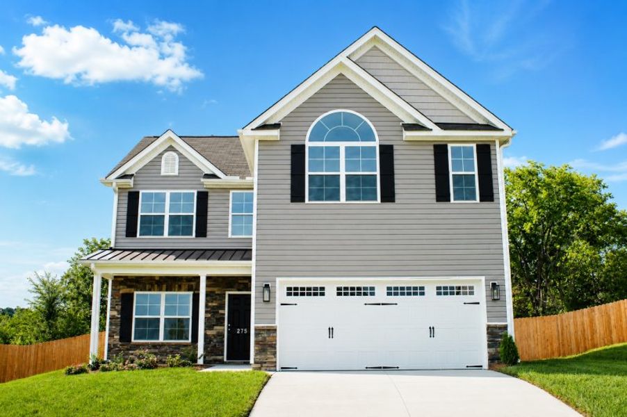 Front exterior of a home in the Brassfield Meadows community, located in Burlington, NC (Image 13).