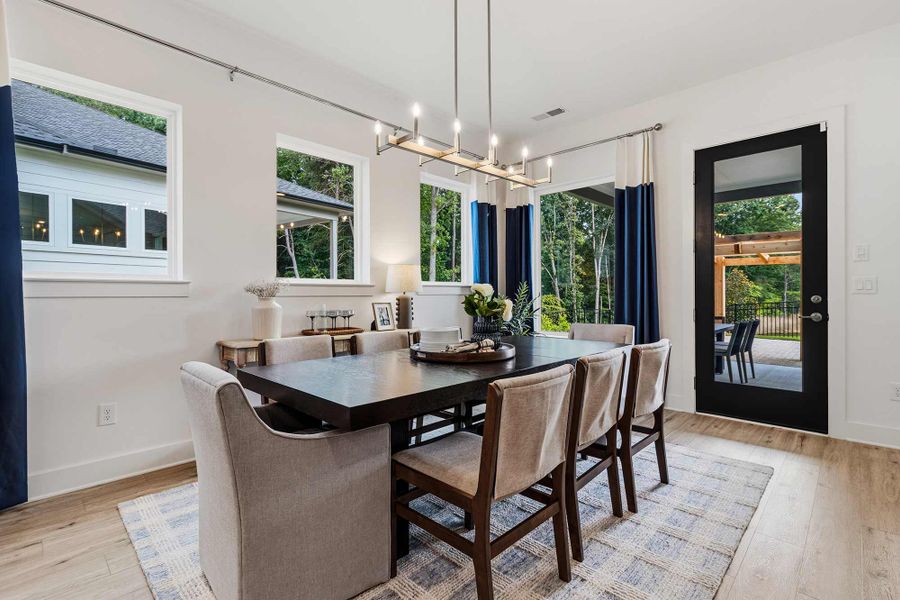 Furnished interior in a model home at Lanier Landing - Retreat Collection in Gainesville (Image 11).