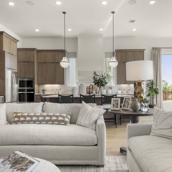 Furnished interior in a model home at StarView in Prosper (Image 6).