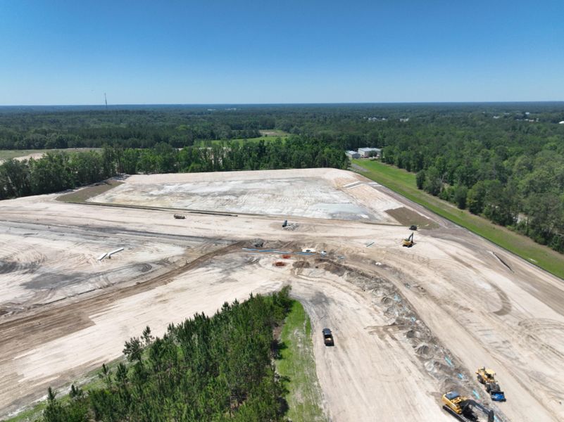 Site preparation and early development at Hunters Creek in Lake City, FL (Image 5). Site preparation and early development at Hunters Creek in Lake City, FL (Image 5).
