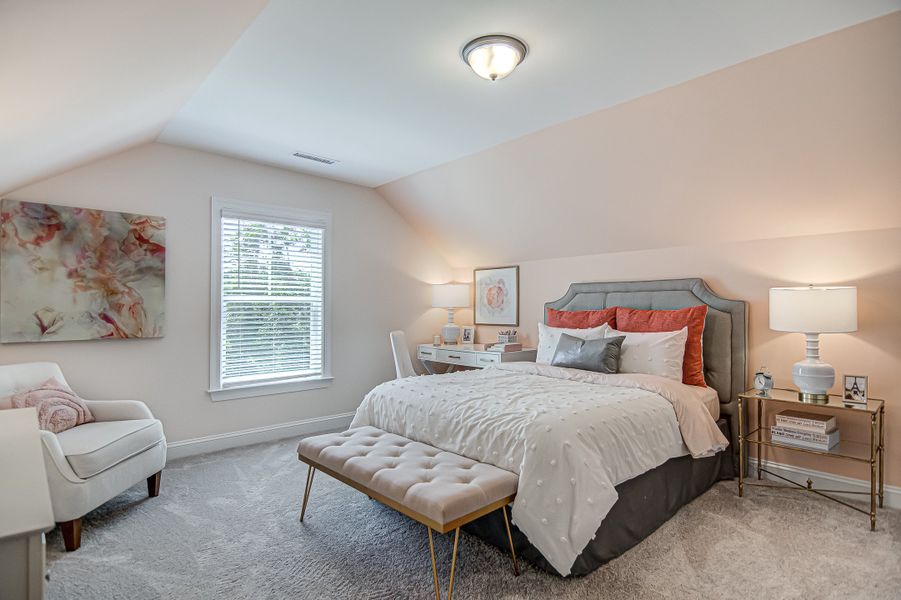Furnished interior in a model home at Cottages at Piper Village in Trinity (Image 12).
