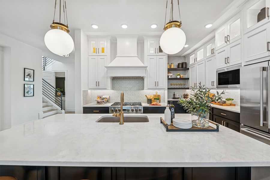 Furnished interior in a model home at Easthaven at Bridgeland Central - Horizon Collection in Cypress (Image 9).