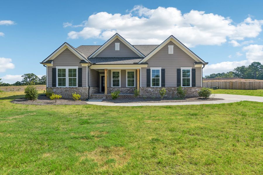 Front exterior of a home in the Magnolia Ridge community, located in Monroe, GA (Image 3).