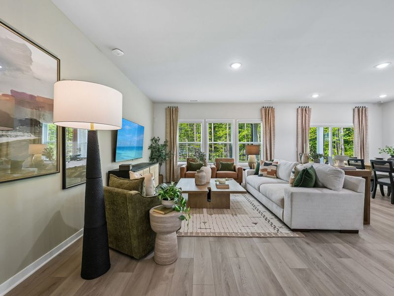 Furnished interior in a model home at Country Lane - Signature Series in Clayton (Image 11). Furnished interior in a model home at Country Lane - Signature Series in Clayton (Image 11).