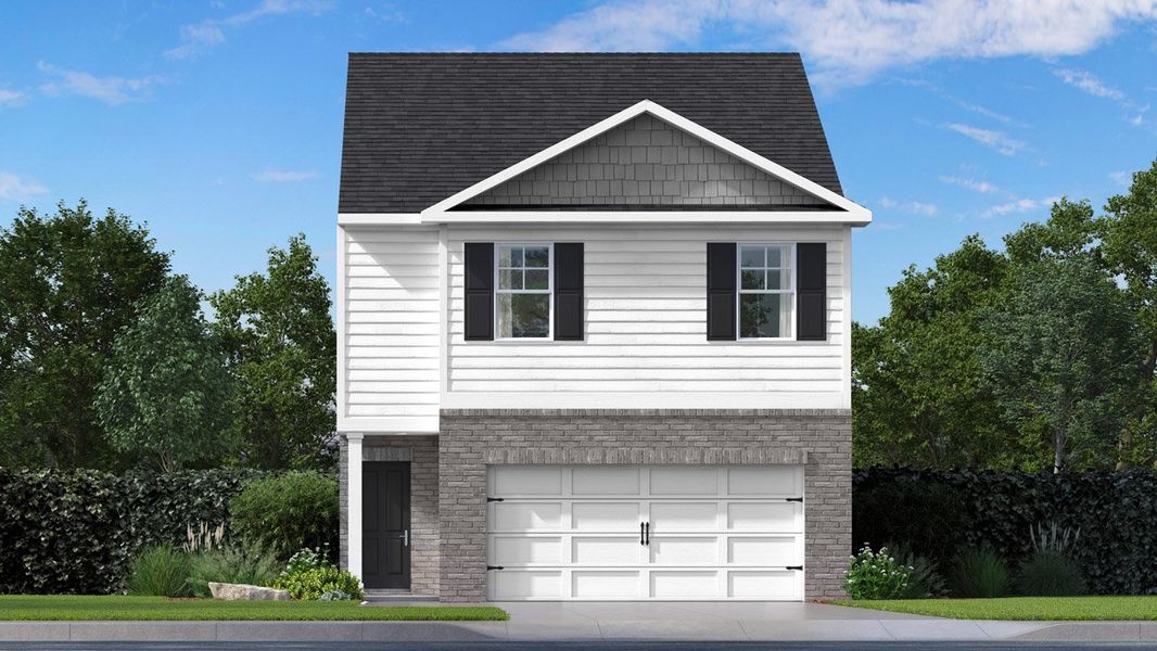Front exterior of a home in the Highland Hills Townhomes community, located in Graniteville, SC (Image 4).