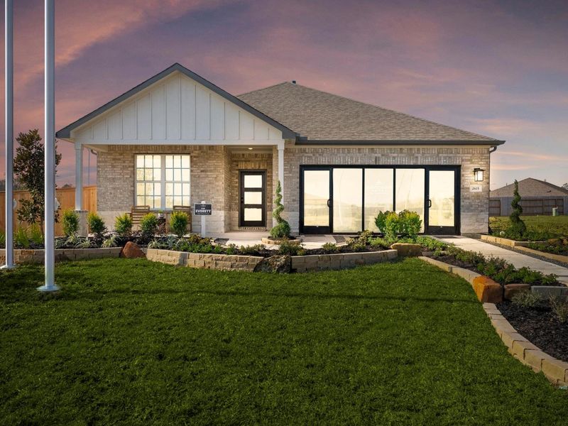 Front exterior of a home in the Sundance Cove community, located in Crosby, TX (Image 3).