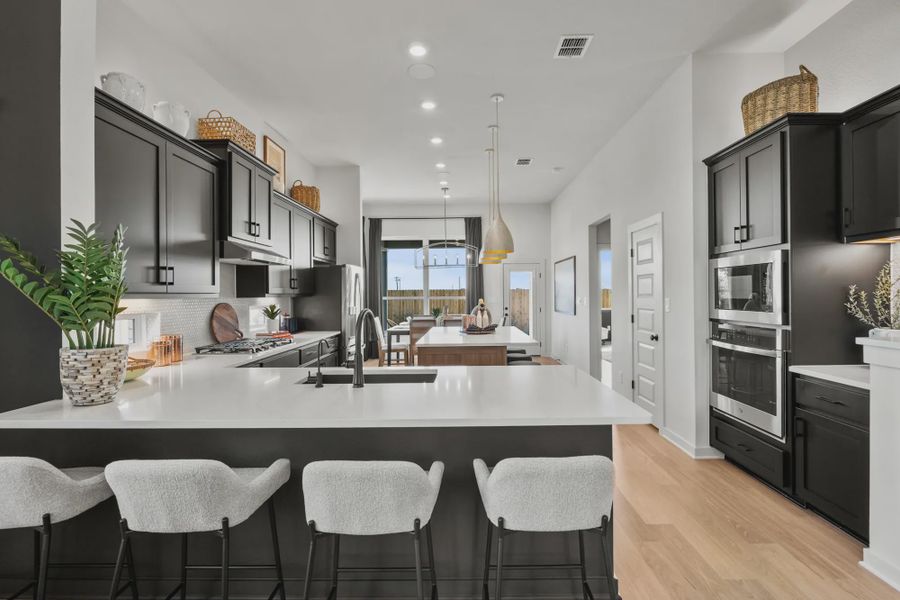 Furnished interior in a model home at Confluence in Marion (Image 10).