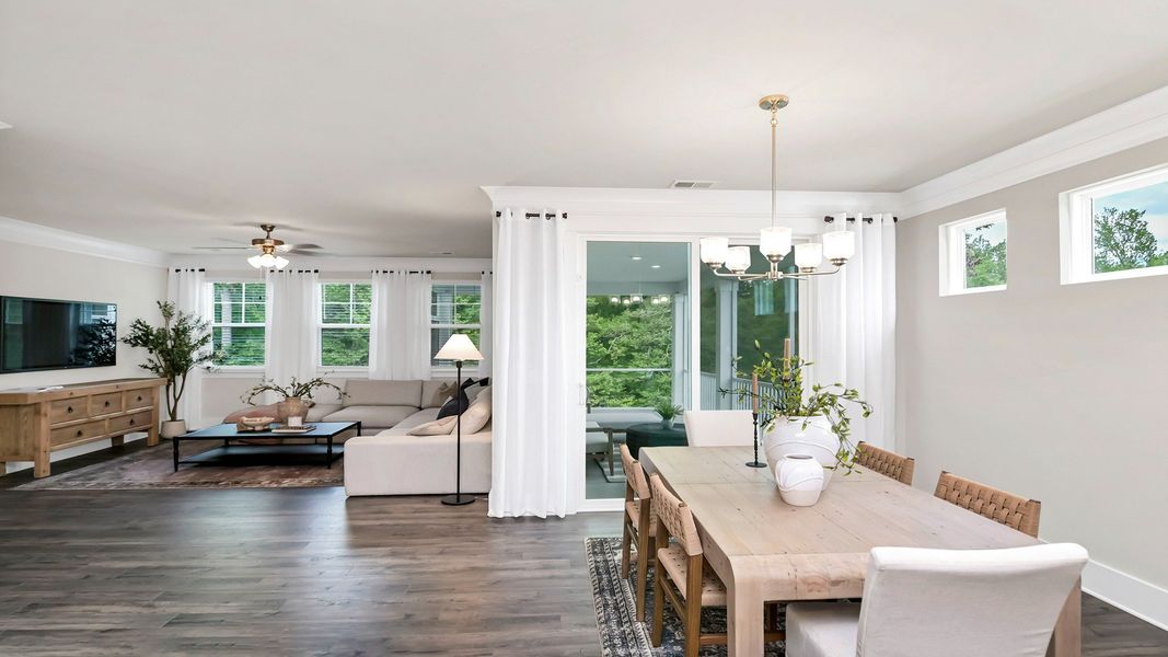 Furnished interior in a model home at Cross Creek in Lexington (Image 22). Furnished interior in a model home at Cross Creek in Lexington (Image 22).