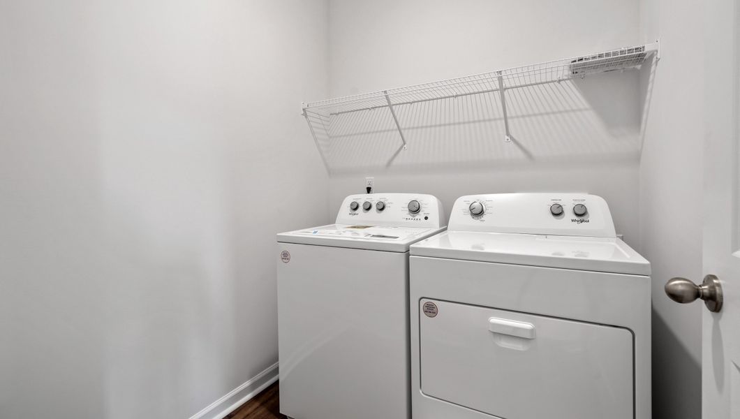 Furnished interior in a model home at Brookside Farms in Greer (Image 27).