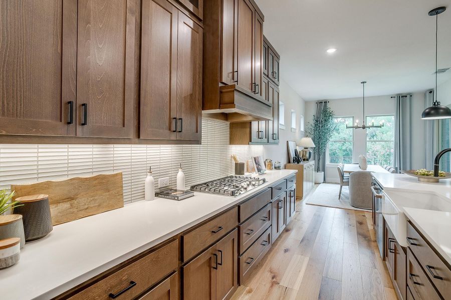 Furnished interior in a model home at Aster Park in McKinney (Image 35).