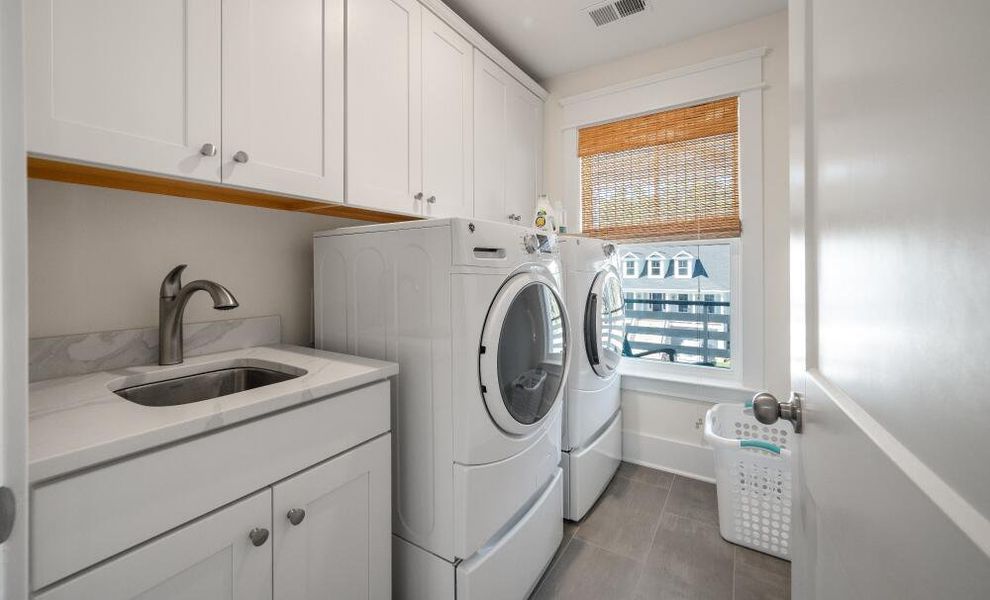 Furnished interior in a model home at Landings at Sweetwater in Charleston (Image 34). Furnished interior in a model home at Landings at Sweetwater in Charleston (Image 34).