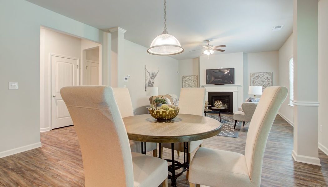 Furnished interior in a model home at Westbury in Griffin (Image 16).