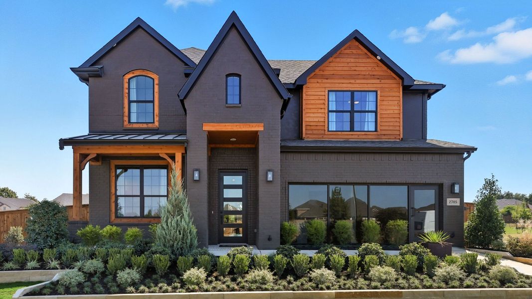 Front exterior of a home in the Taylor Estates community, located in Corinth, TX (Image 1). Front exterior of a home in the Taylor Estates community, located in Corinth, TX (Image 1).