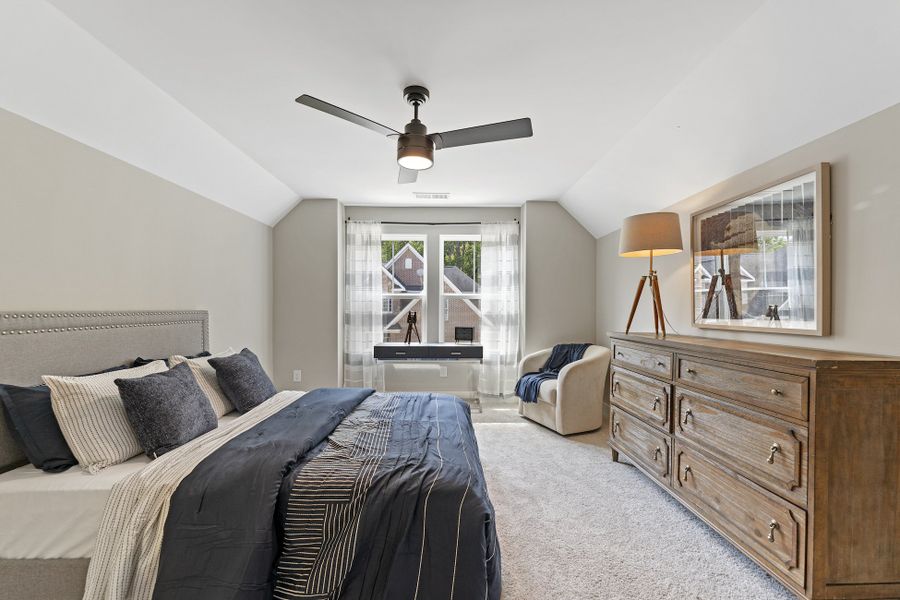 Furnished interior in a model home at Landing at Clemson Marina in Seneca (Image 14).