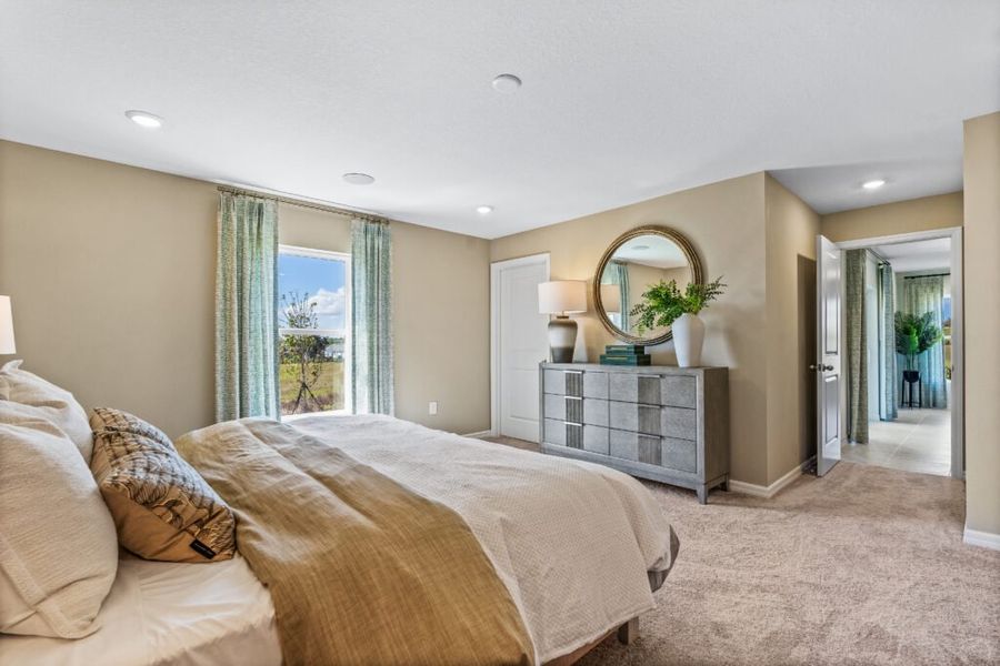 Furnished interior in a model home at Woodland Ranch Estates in Dundee (Image 19).