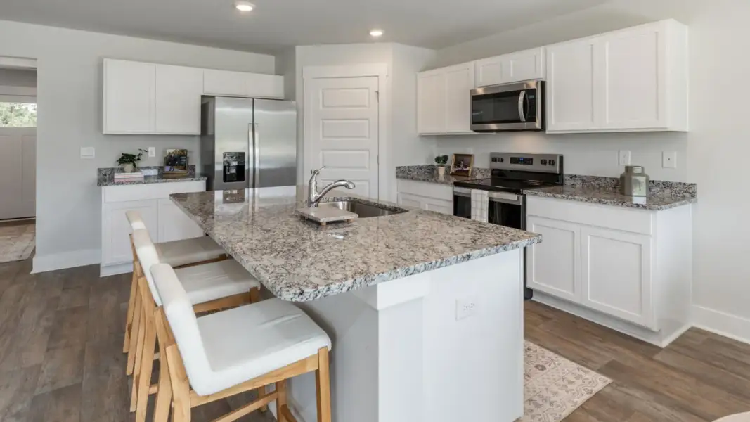 Furnished interior in a model home at Brookside in Richlands (Image 6).