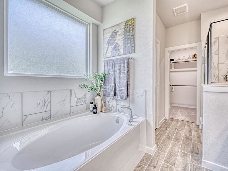 Furnished interior in a model home at Fulshear Lakes in Fulshear (Image 13). Furnished interior in a model home at Fulshear Lakes in Fulshear (Image 13).