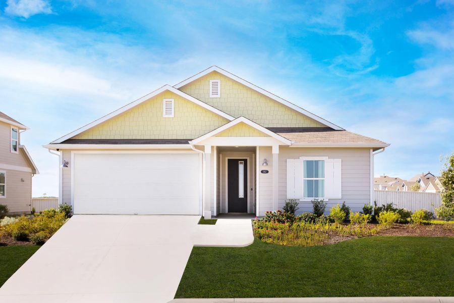 Front exterior of a home in the Casetta Ranch community, located in Kyle, TX (Image 26).