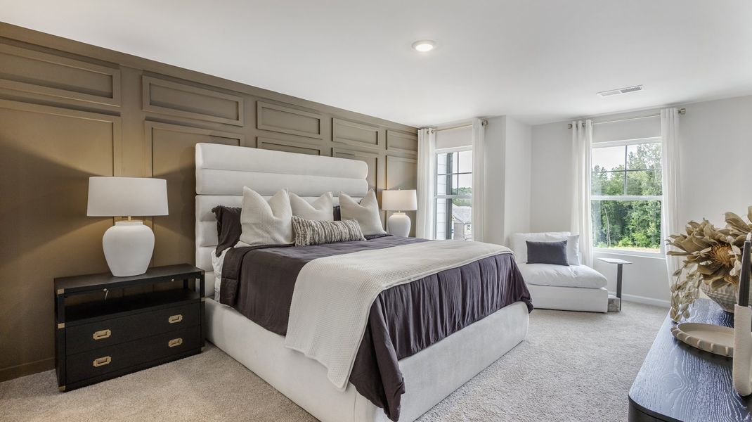 Furnished interior in a model home at Harvest Park in Decatur (Image 23). Furnished interior in a model home at Harvest Park in Decatur (Image 23).