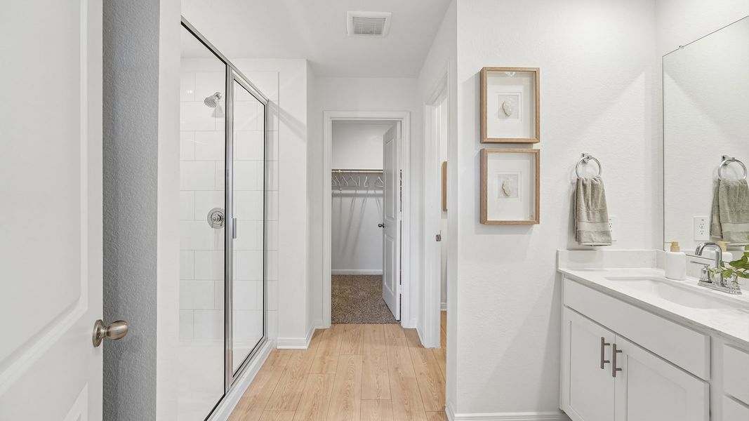 Furnished interior in a model home at Briarwood in Elgin (Image 21).