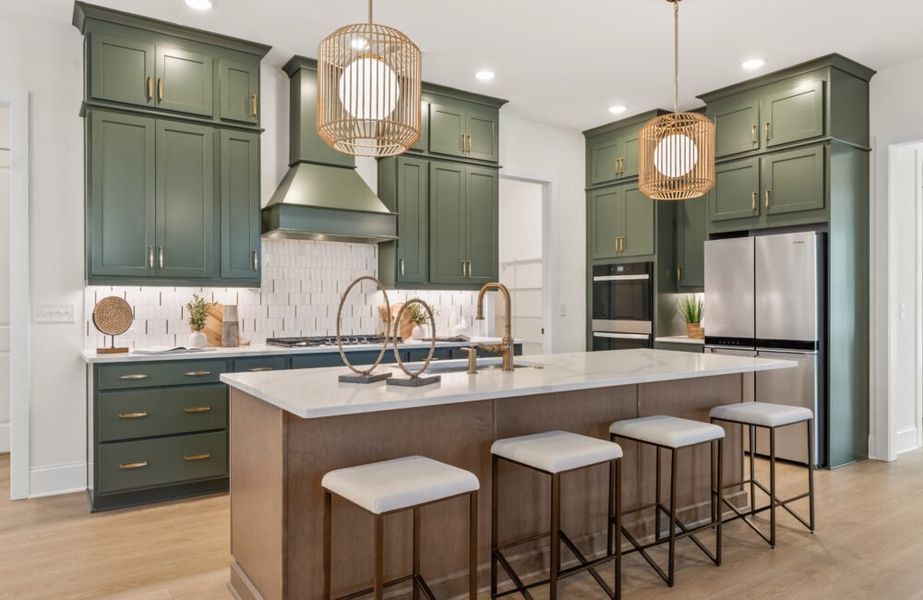 Furnished interior in a model home at Lanesborough in Marietta (Image 3).