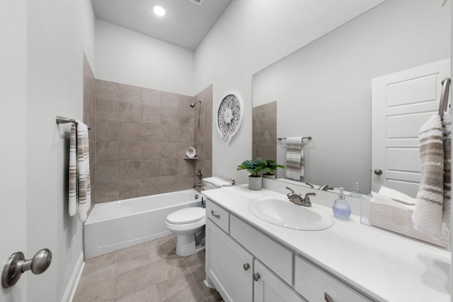 Furnished interior in a model home at Fox Landing in Caddo Mills (Image 30).
