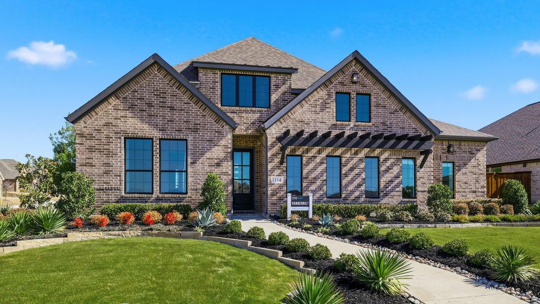 Front exterior of a home in the Westside Preserve Classic community, located in Midlothian, TX (Image 5).