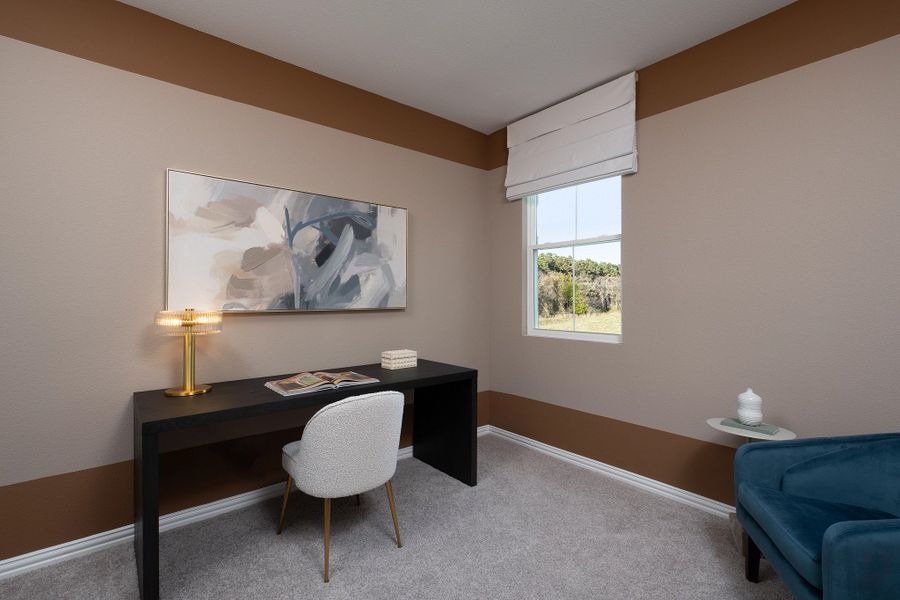 Furnished interior in a model home at Sereno Oaks at Buckner Terrace in Dallas (Image 13).