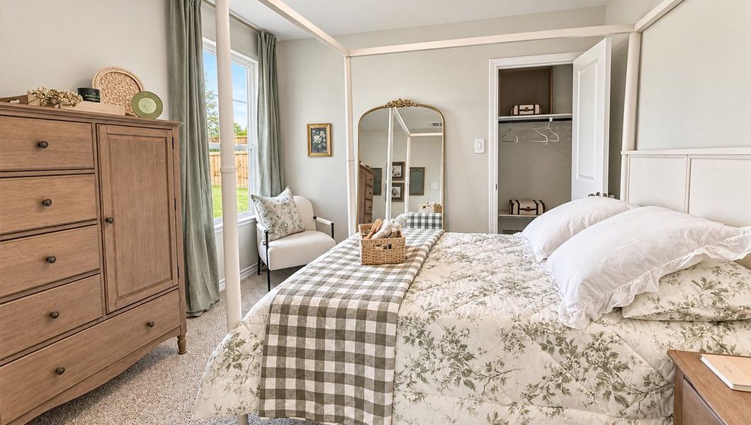 Furnished interior in a model home at Redbird Ranch in San Antonio (Image 7).