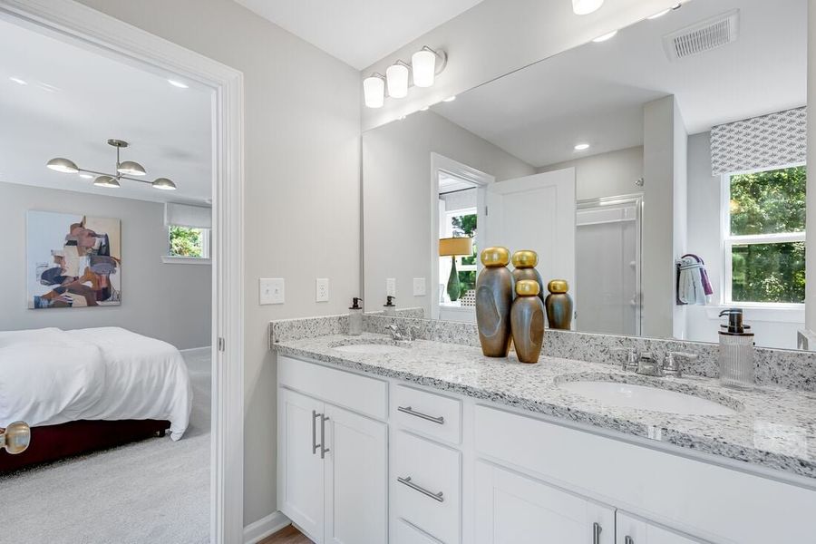 Furnished interior in a model home at Eagle Trace in Wendell (Image 61). Furnished interior in a model home at Eagle Trace in Wendell (Image 61).