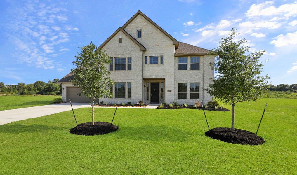 Front exterior of a home in the Waterstone on Lake Conroe community, located in Montgomery, TX (Image 15). Front exterior of a home in the Waterstone on Lake Conroe community, located in Montgomery, TX (Image 15).