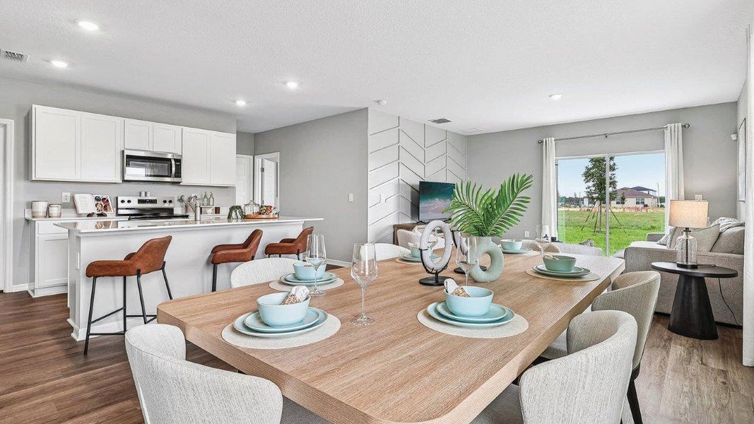 Furnished interior in a model home at Wynnstone in Davenport (Image 16).