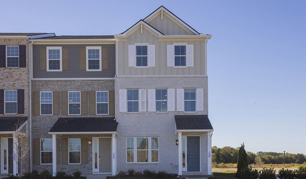 Front exterior of a home in the The Crossings at Barton Village community, located in Lebanon, TN (Image 3).