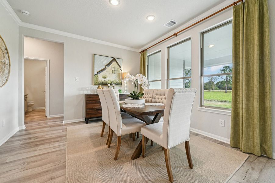Barton Place Model Home - Madison - Dining Room Barton Place Model Home - Madison - Dining Room