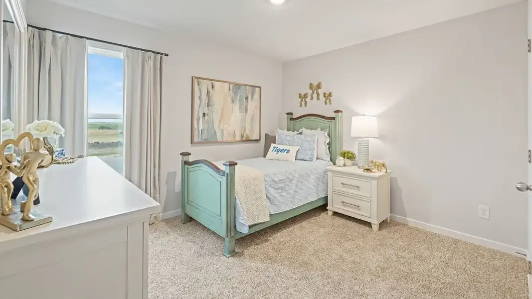 Furnished interior in a model home at Skybridge in Corpus Christi (Image 13). Furnished interior in a model home at Skybridge in Corpus Christi (Image 13).
