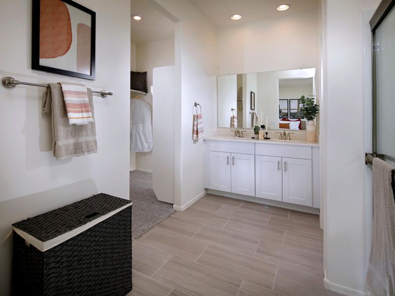 Furnished interior in a model home at Sunset Crest - Premier Series in Tucson (Image 16).