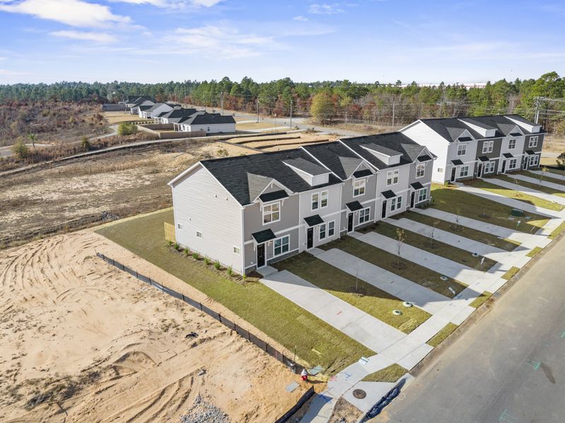 Aerial view of the Cypress Point community in Graniteville, SC, showing layout and nearby surroundings (Image 12).