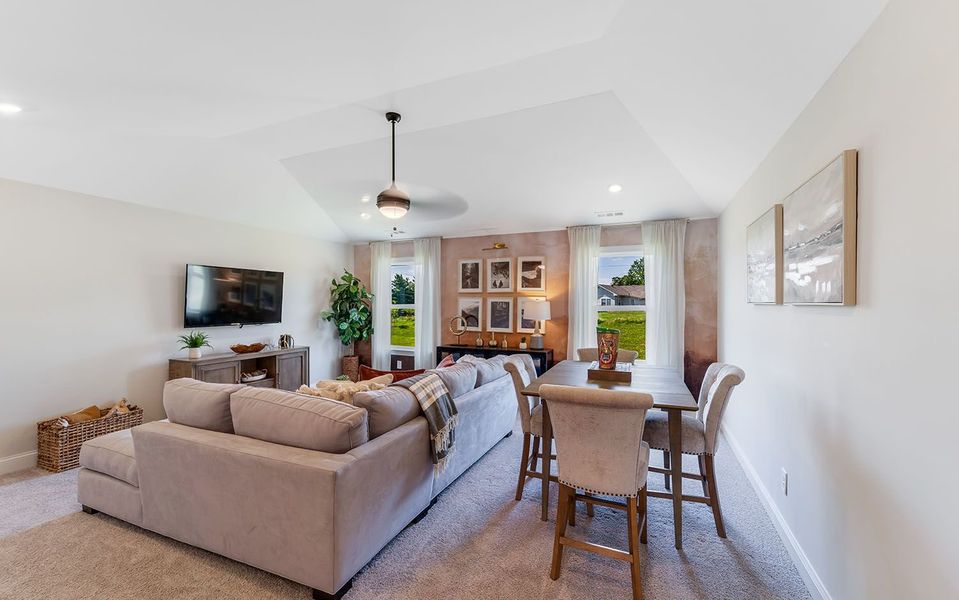 Furnished interior in a model home at The Retreat at Norman Farm in Hendersonville (Image 31).