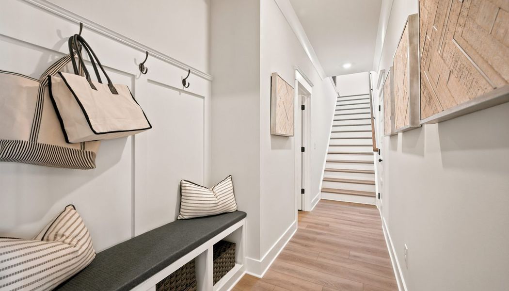 Furnished interior in a model home at Fowler Farms in Auburn (Image 84).