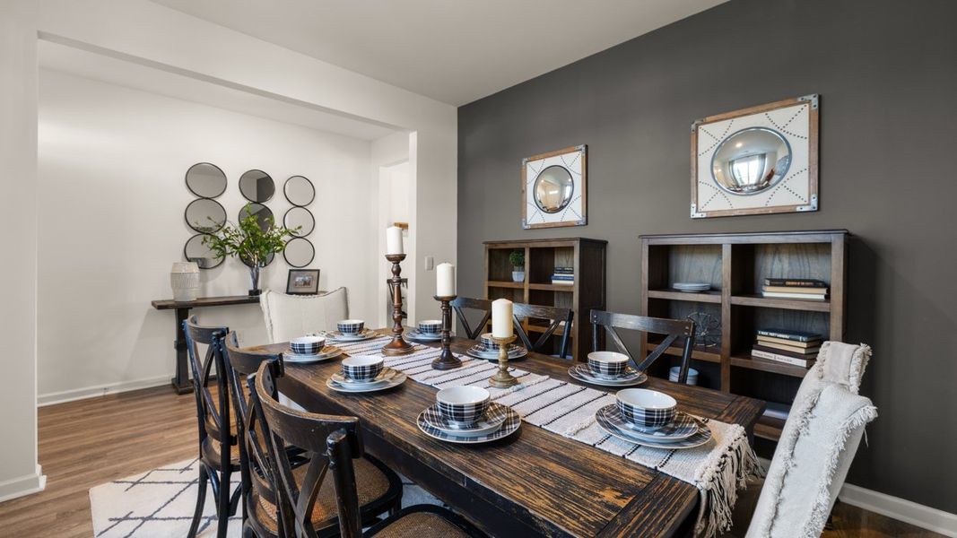 Furnished interior in a model home at Poplar Preserve in Newnan (Image 11). Furnished interior in a model home at Poplar Preserve in Newnan (Image 11).