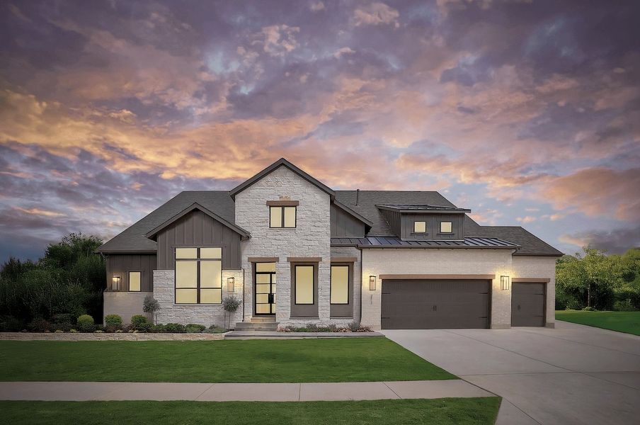 Front exterior of a home in the Kresston 70s community, located in Montgomery, TX (Image 3).