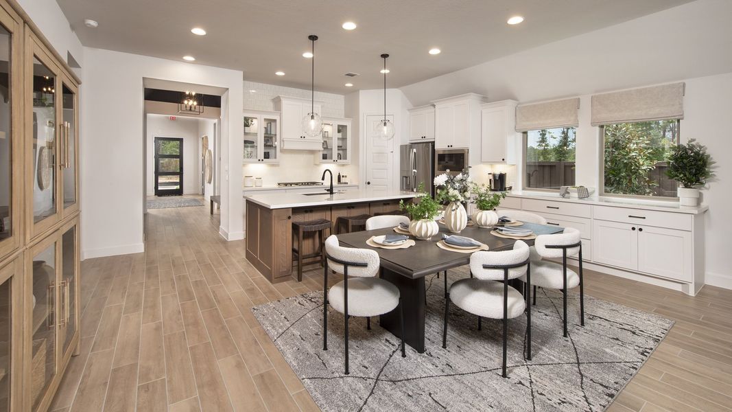 Furnished interior in a model home at Woodhavyn 50' in Magnolia (Image 5). Furnished interior in a model home at Woodhavyn 50' in Magnolia (Image 5).