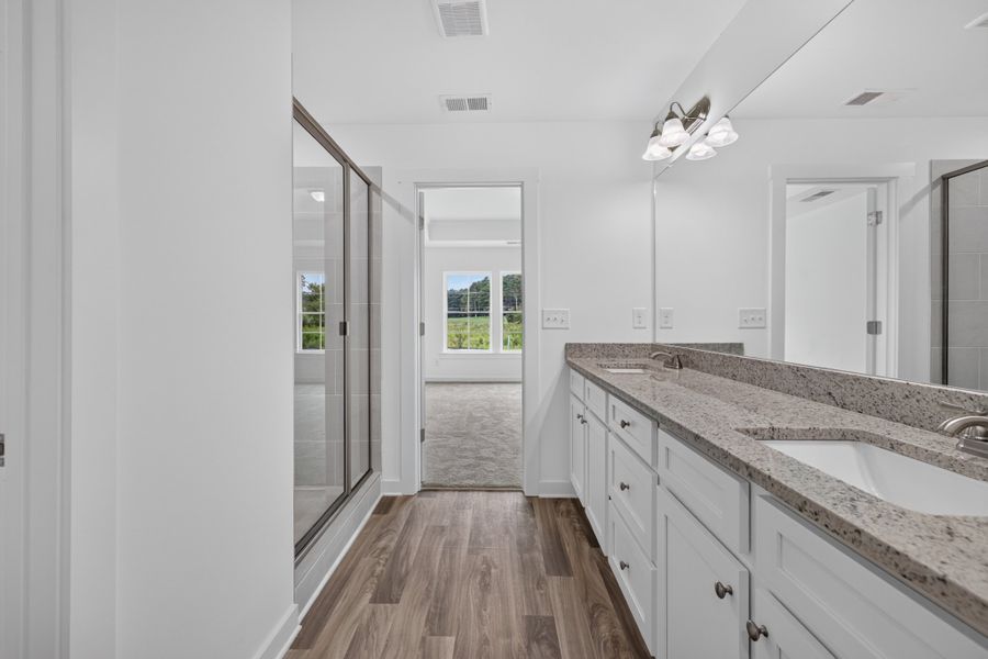 Furnished interior in a model home at Red Bird Manor in Jefferson (Image 37).